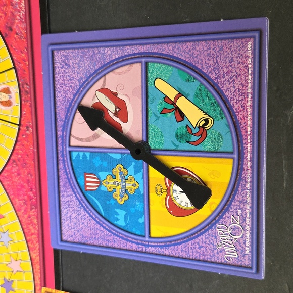 The Wizard of Oz Yellow Brick Road Board Game Pressman Vintage 1999, Vhs, Book, - Picture 4 of 16